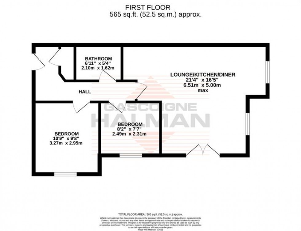 Floorplan for Carrington Lane, Sale
