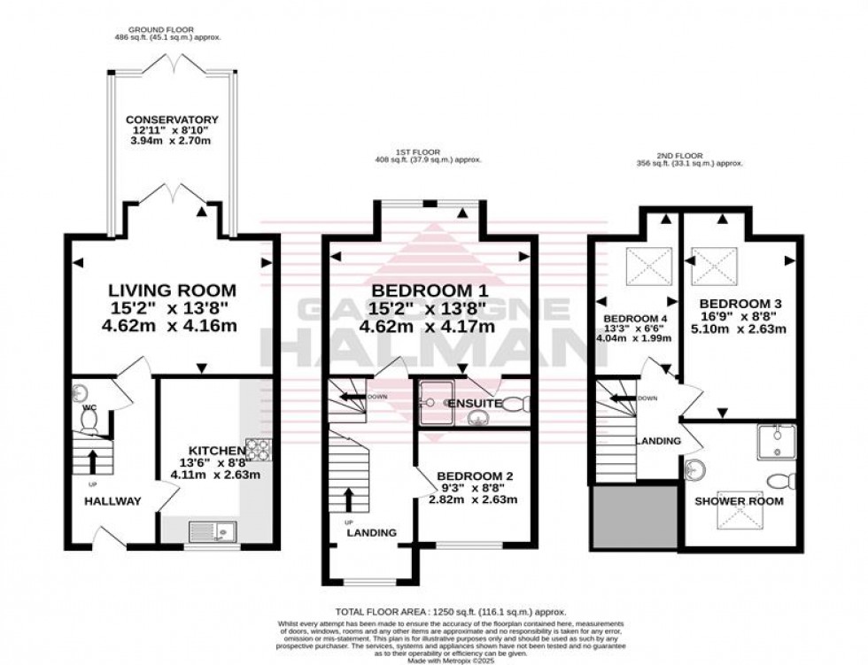 Floorplan for Waterford Place, Heald Green, Cheadle