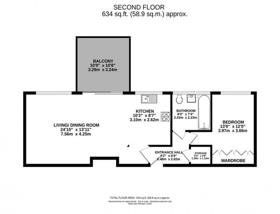 Floorplan for Bempton Drive, Didsbury