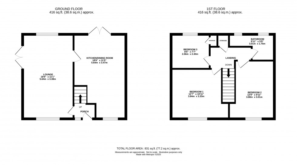Floorplan for Waterside, Marple, Stockport