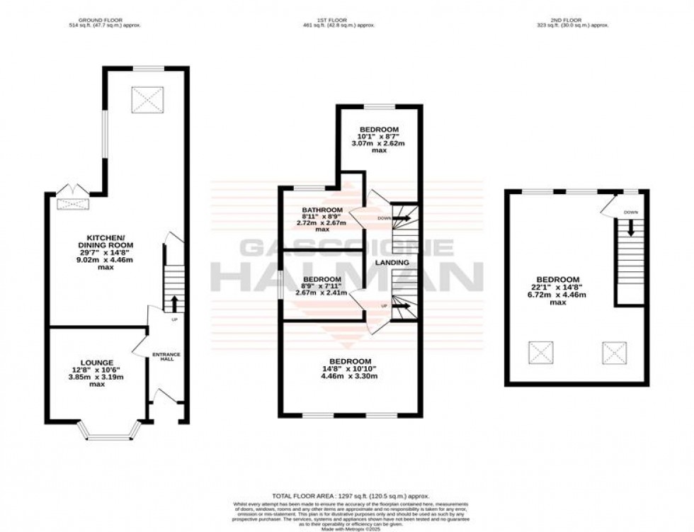 Floorplan for Trafalgar Road, Sale