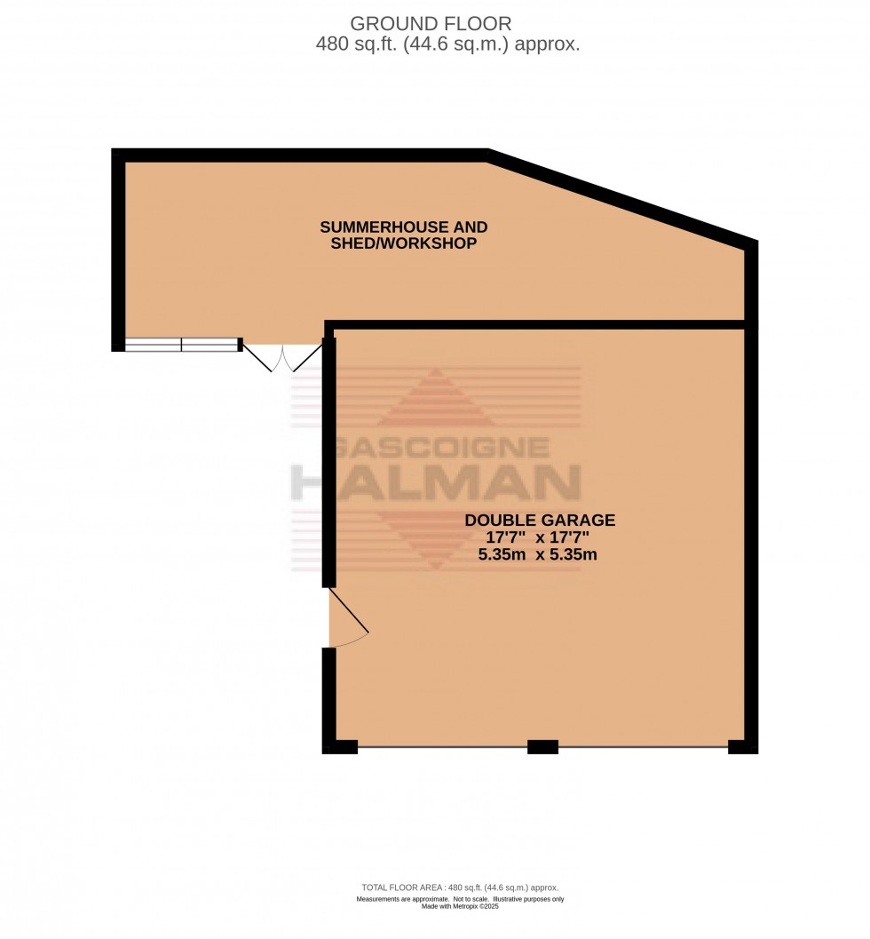 Floorplan for Earls Way, Glossop