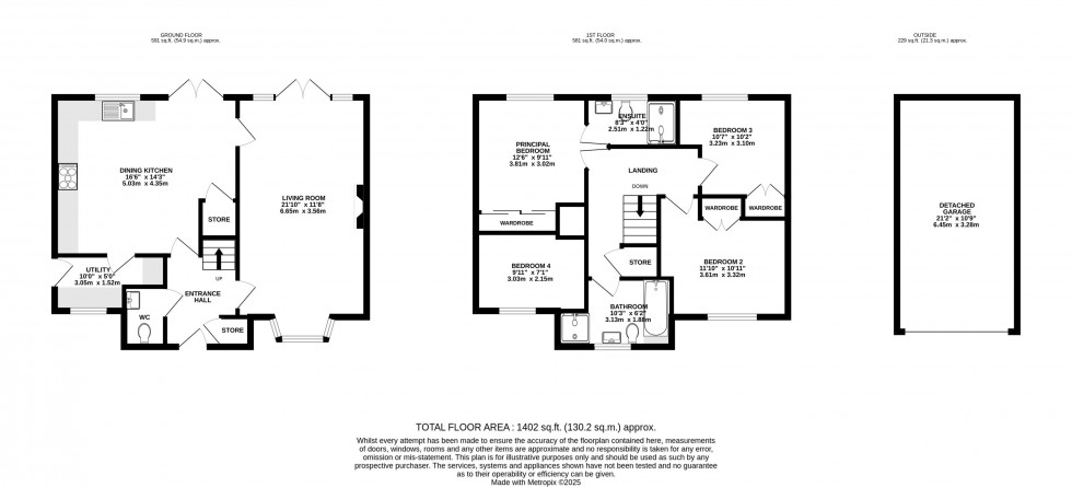 Floorplan for Poppy Road, Wilmslow