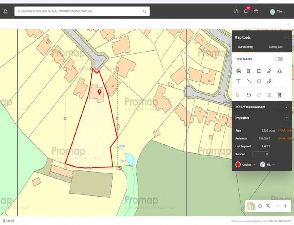 Floorplan for Haslemere Avenue, Hale Barns