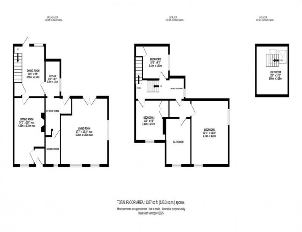 Floorplan for Hayfield Road, New Mills, High Peak