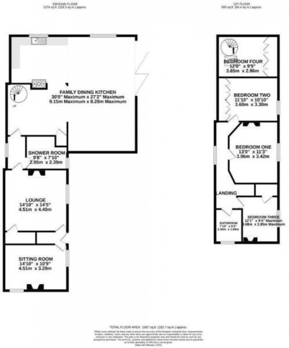 Floorplan for Alpraham, Tarporley