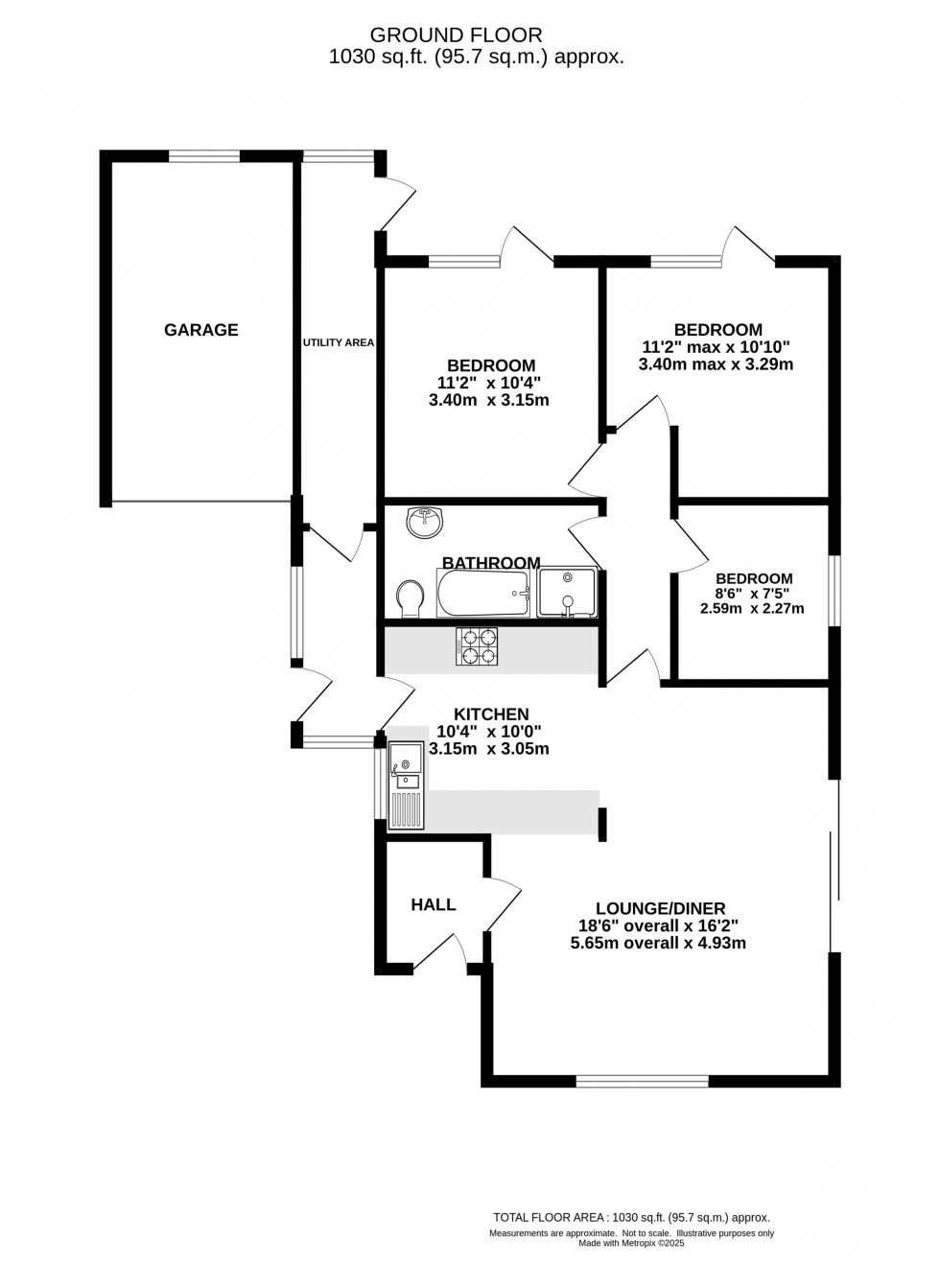 Floorplan for Cartmel Close, Holmes Chapel