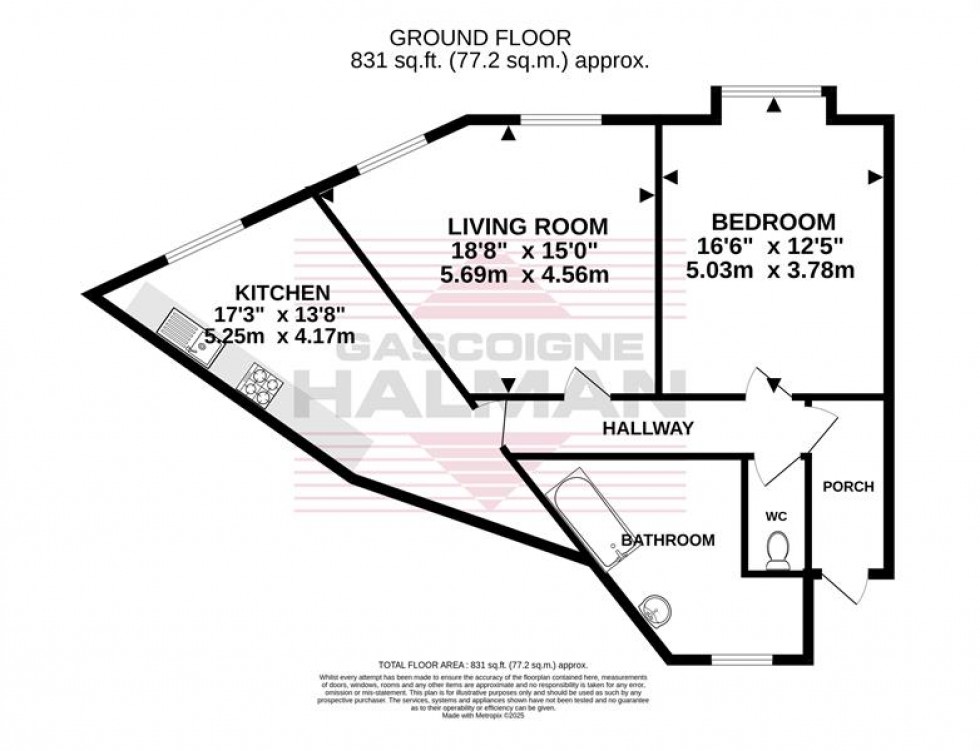 Floorplan for Longshut Lane West, Stockport