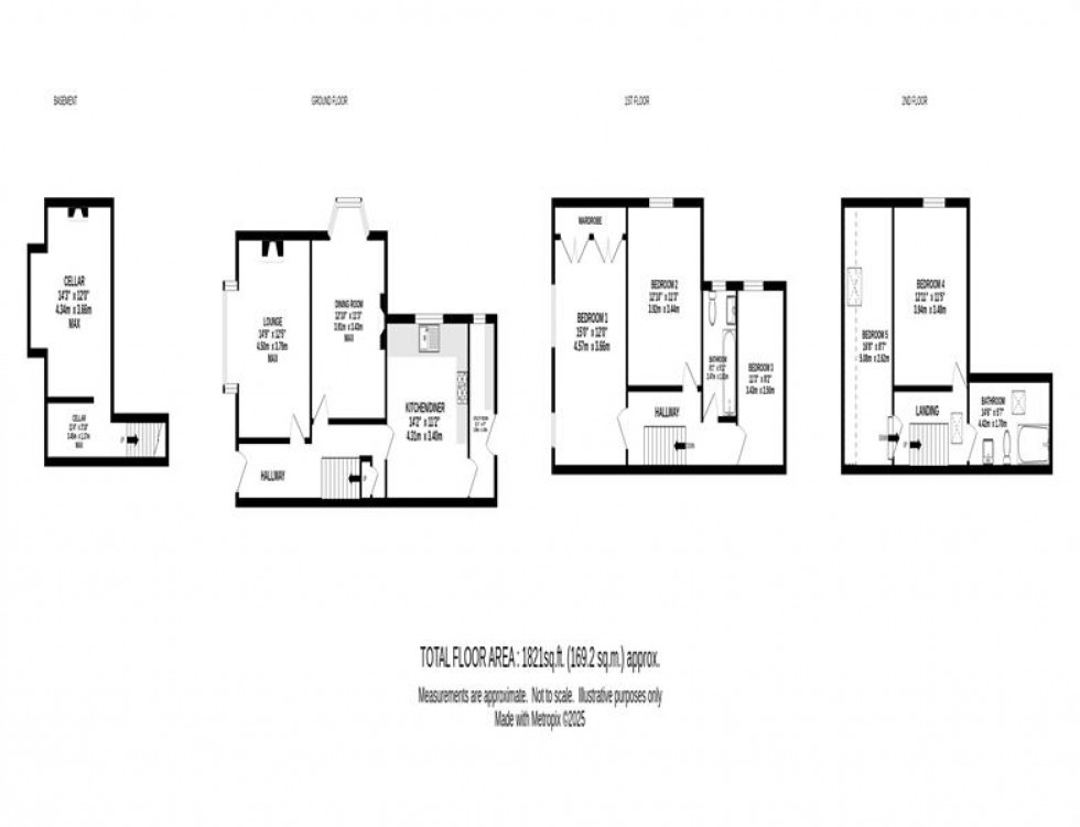 Floorplan for Albert Road, Levenshulme