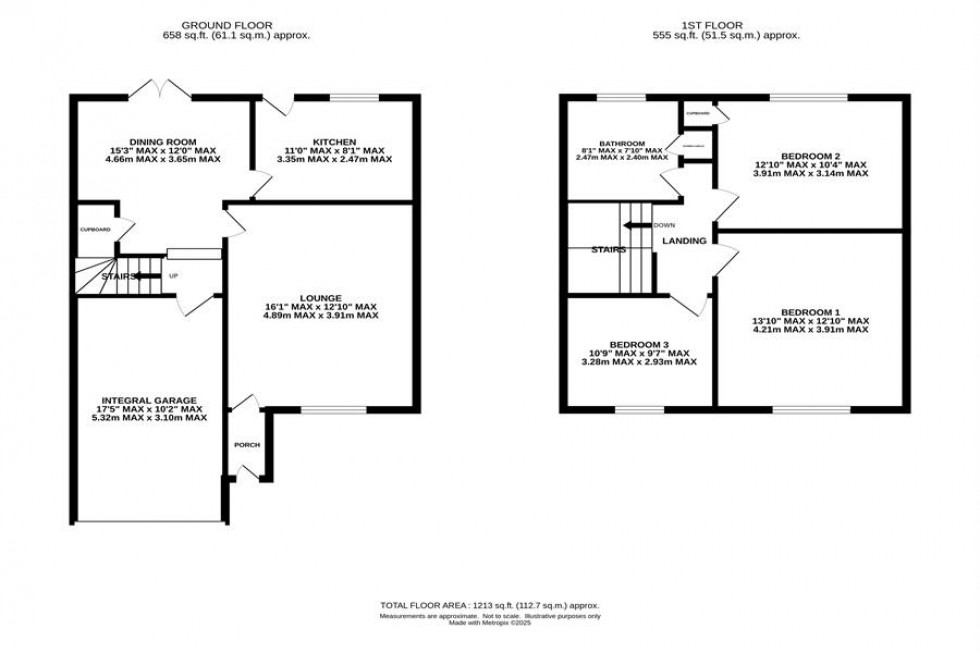 Floorplan for Compstall, Stockport