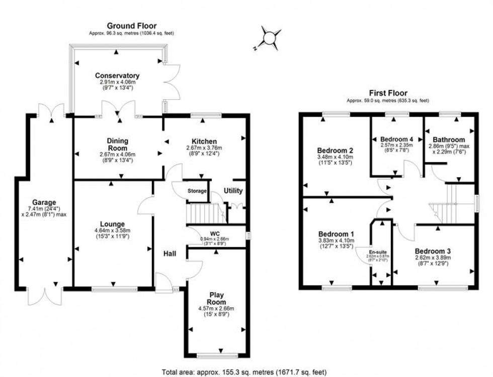 Floorplan for Westbrook Road, Kingsley, Frodsham