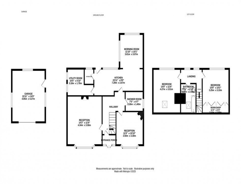 Floorplan for Combs, Chapel-En-Le-Frith, High Peak