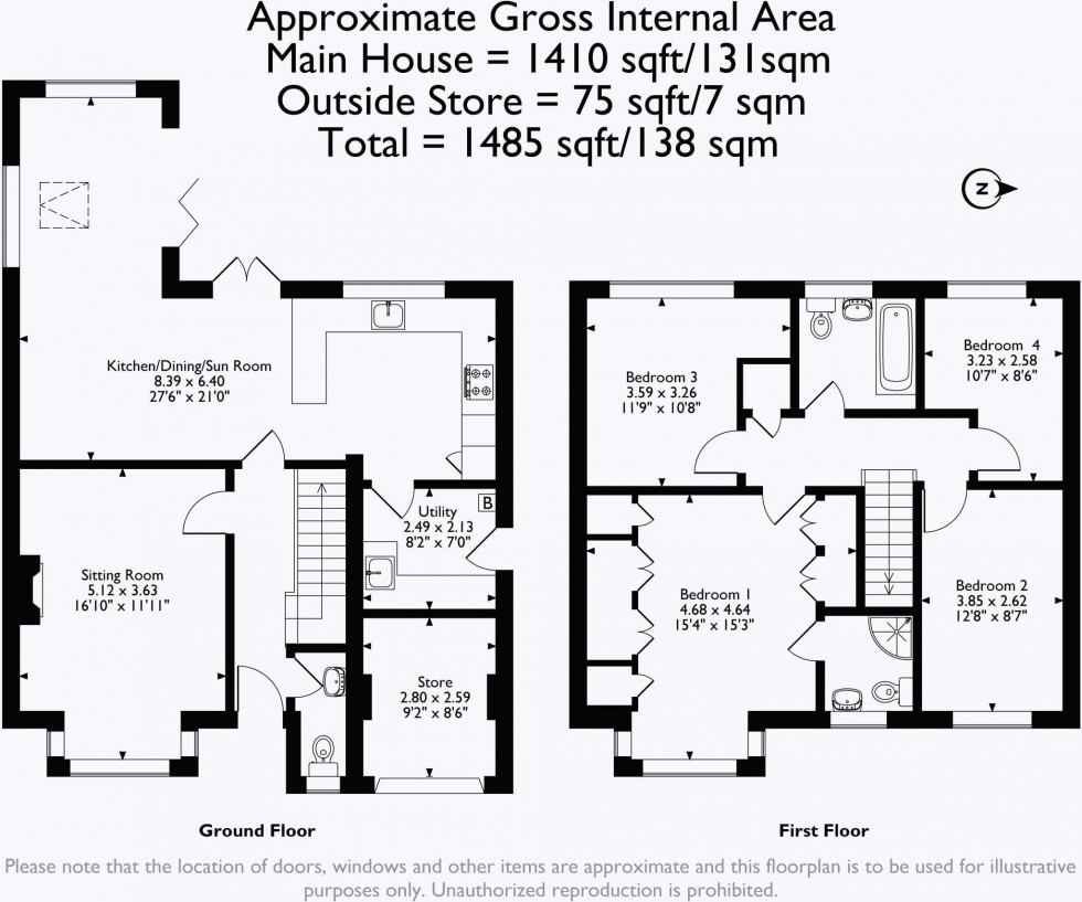 Floorplan for Rue De Bohars, Tarporley