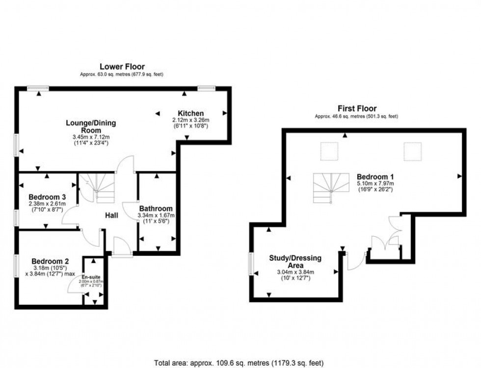 Floorplan for Trinity House, Trinity Gardens, Frodsham