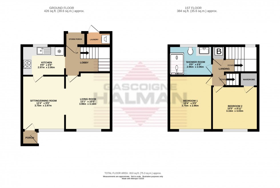Floorplan for Kershaw Street, Glossop