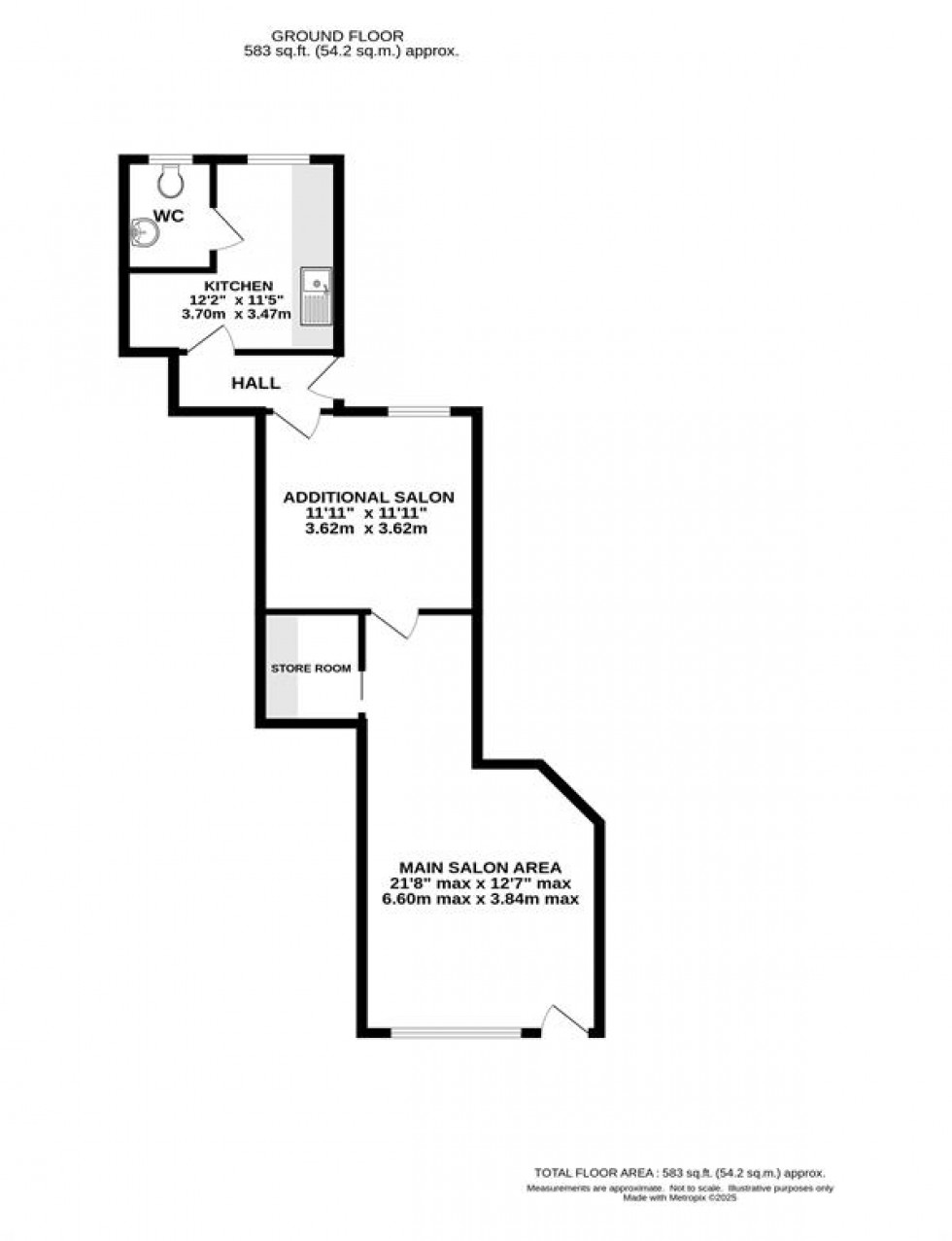 Floorplan for Market Place, Chapel En Le Frith
