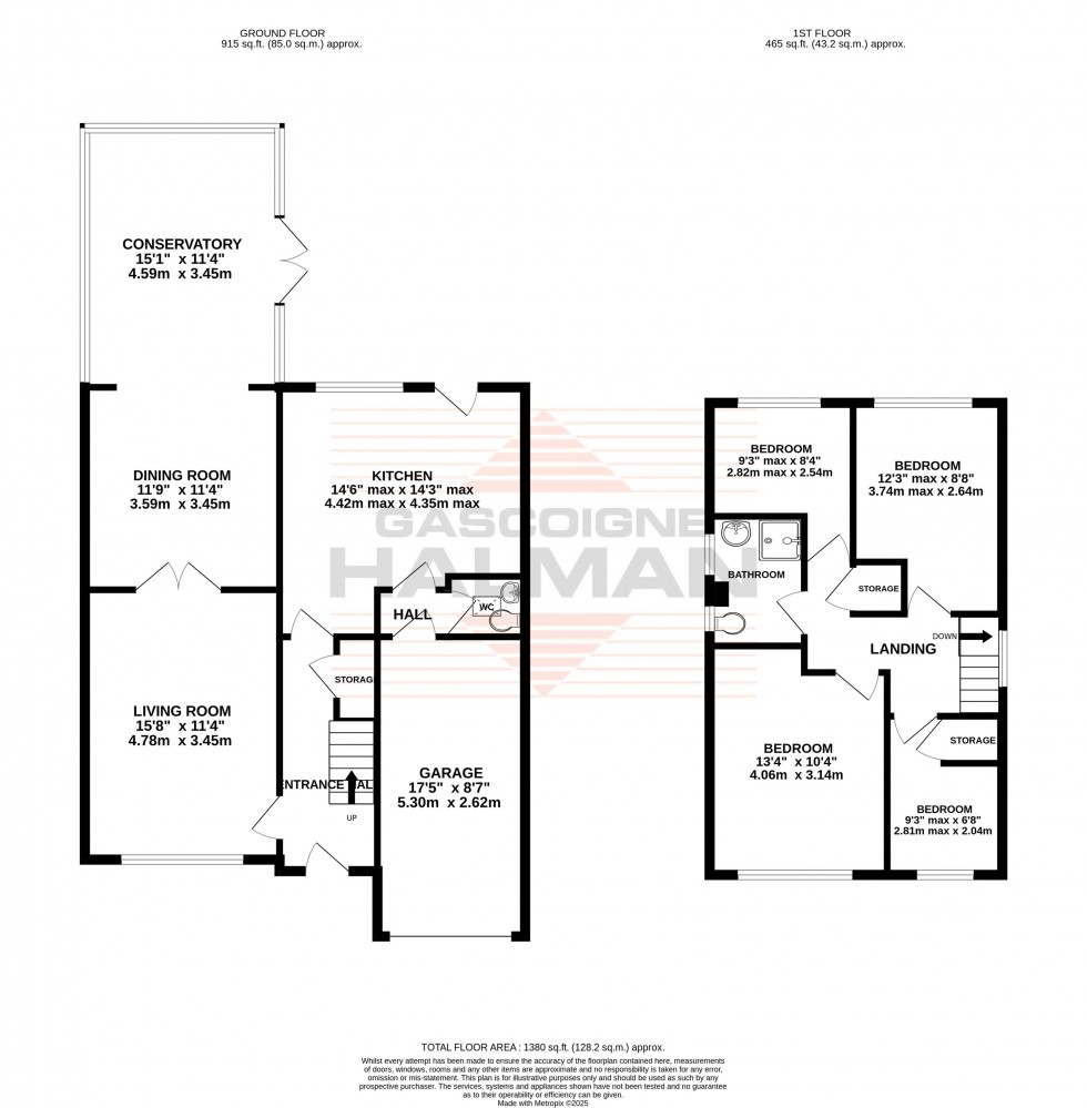 Floorplan for Stoneleigh Avenue, Sale