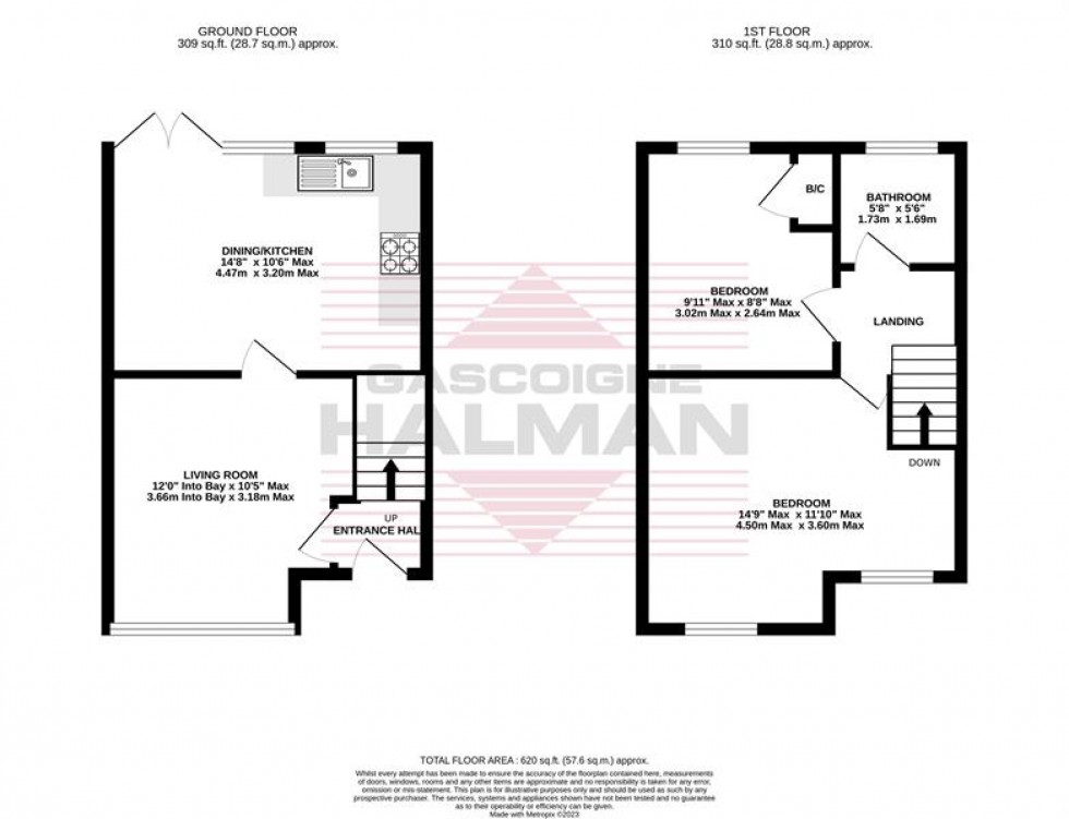 Floorplan for St. Davids Road, Cheadle