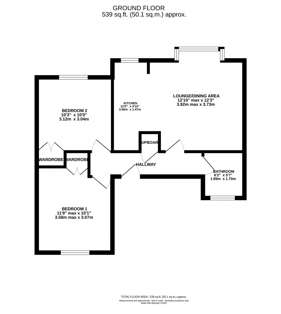 Floorplan for Lowood, Davey Lane, Alderley Edge