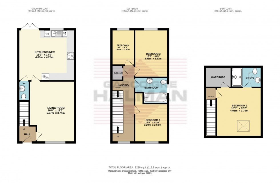 Floorplan for Park View, Hadfield, Glossop