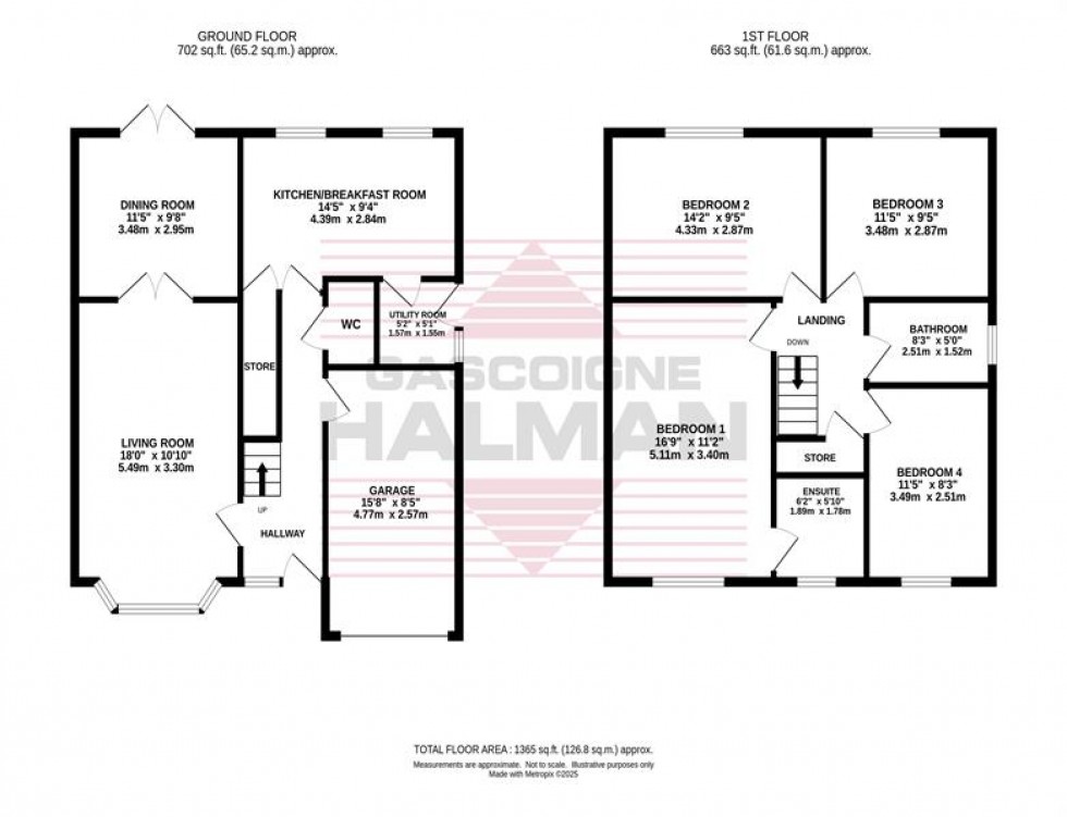 Floorplan for Eden Park Road, Cheadle Hulme