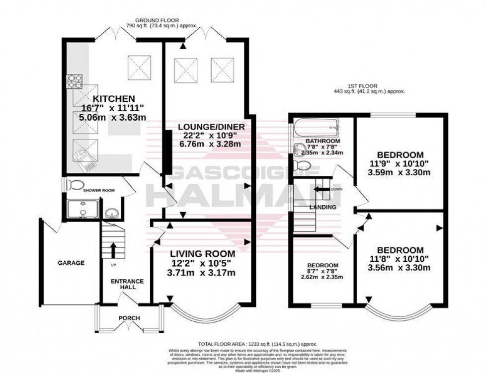 Floorplan for Bannister Drive, Cheadle Hulme