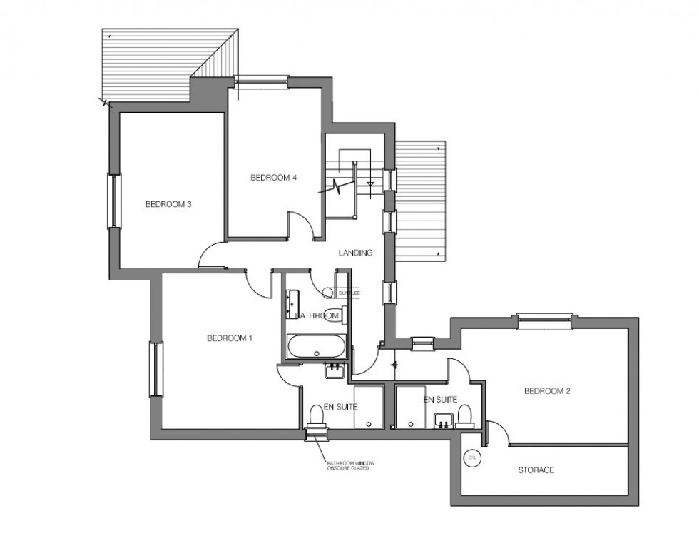 Floorplan for Horseshoe Lane, Alderley Edge