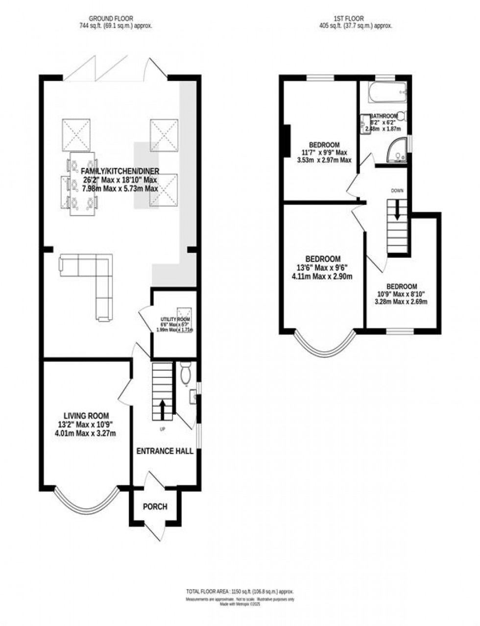 Floorplan for Sylvan Avenue, Timperley, Altrincham