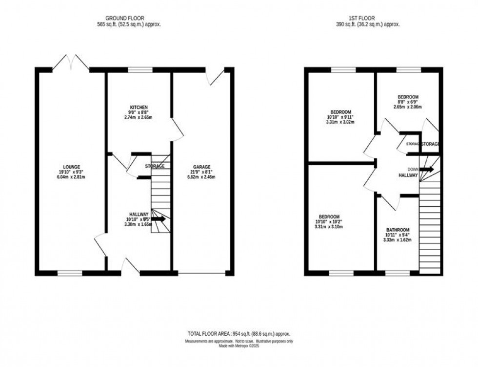 Floorplan for Kenilworth Road, Macclesfield