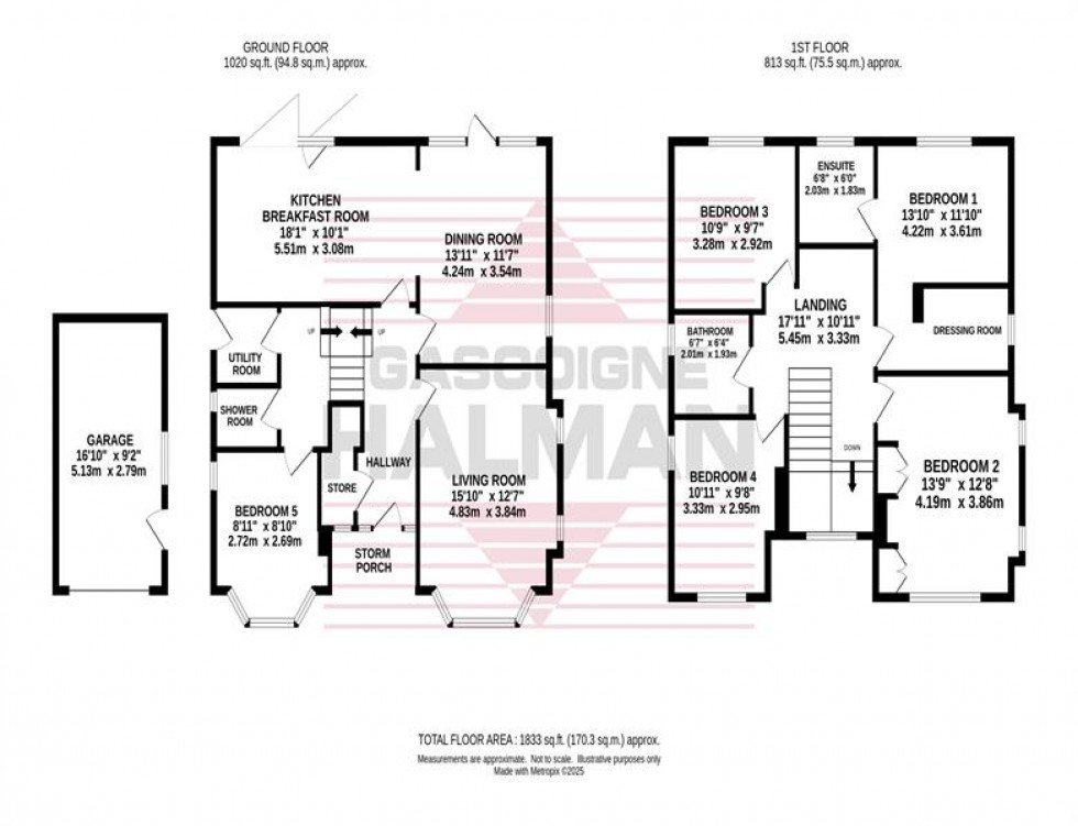Floorplan for Beechfield Road, Cheadle Hulme