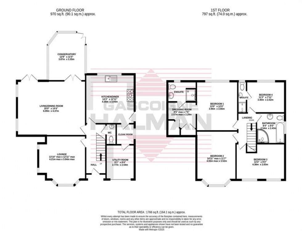 Floorplan for Mardale Drive, Gatley, Stockport