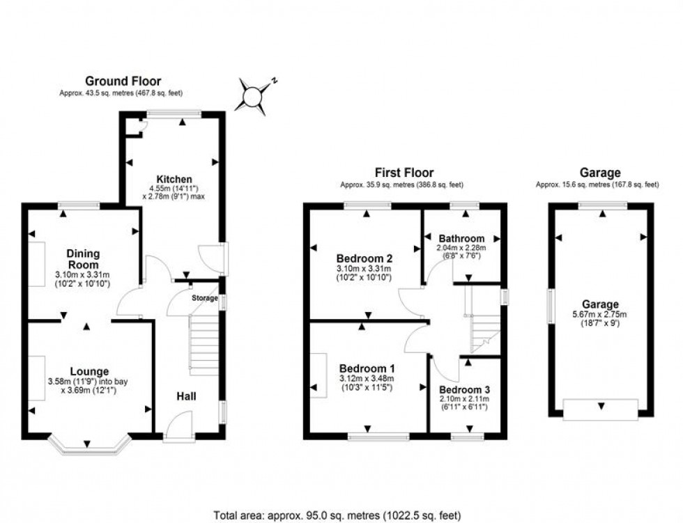 Floorplan for Ship Street, Frodsham