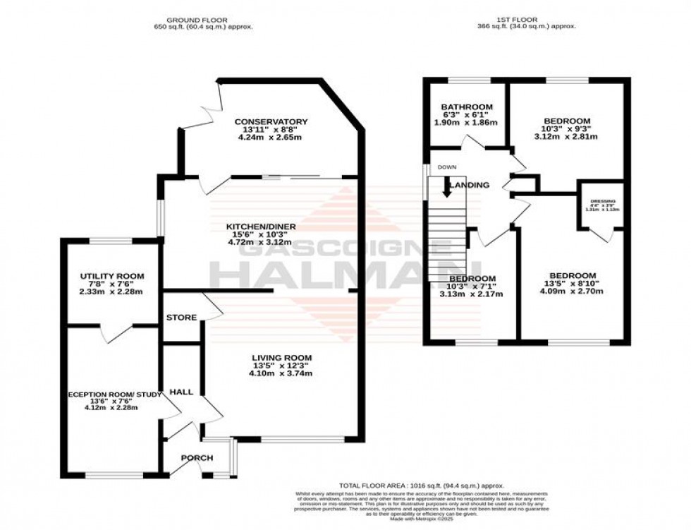 Floorplan for Westbury Avenue, Sale