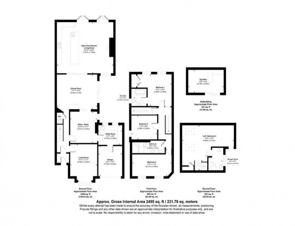 Floorplan for Cherry Lane, Lymm