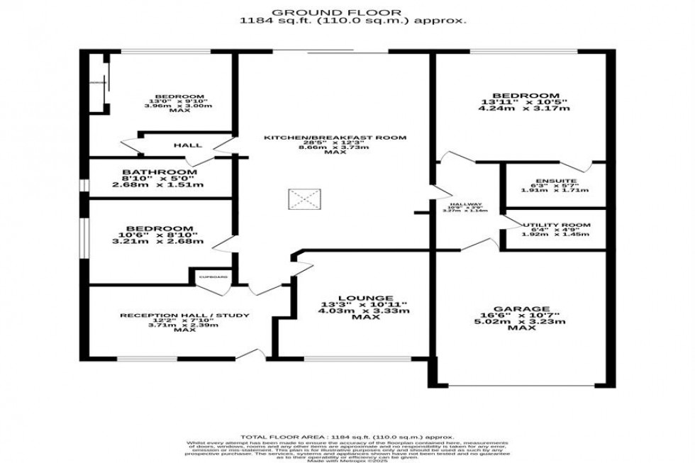 Floorplan for Yew Tree Lane, Poynton