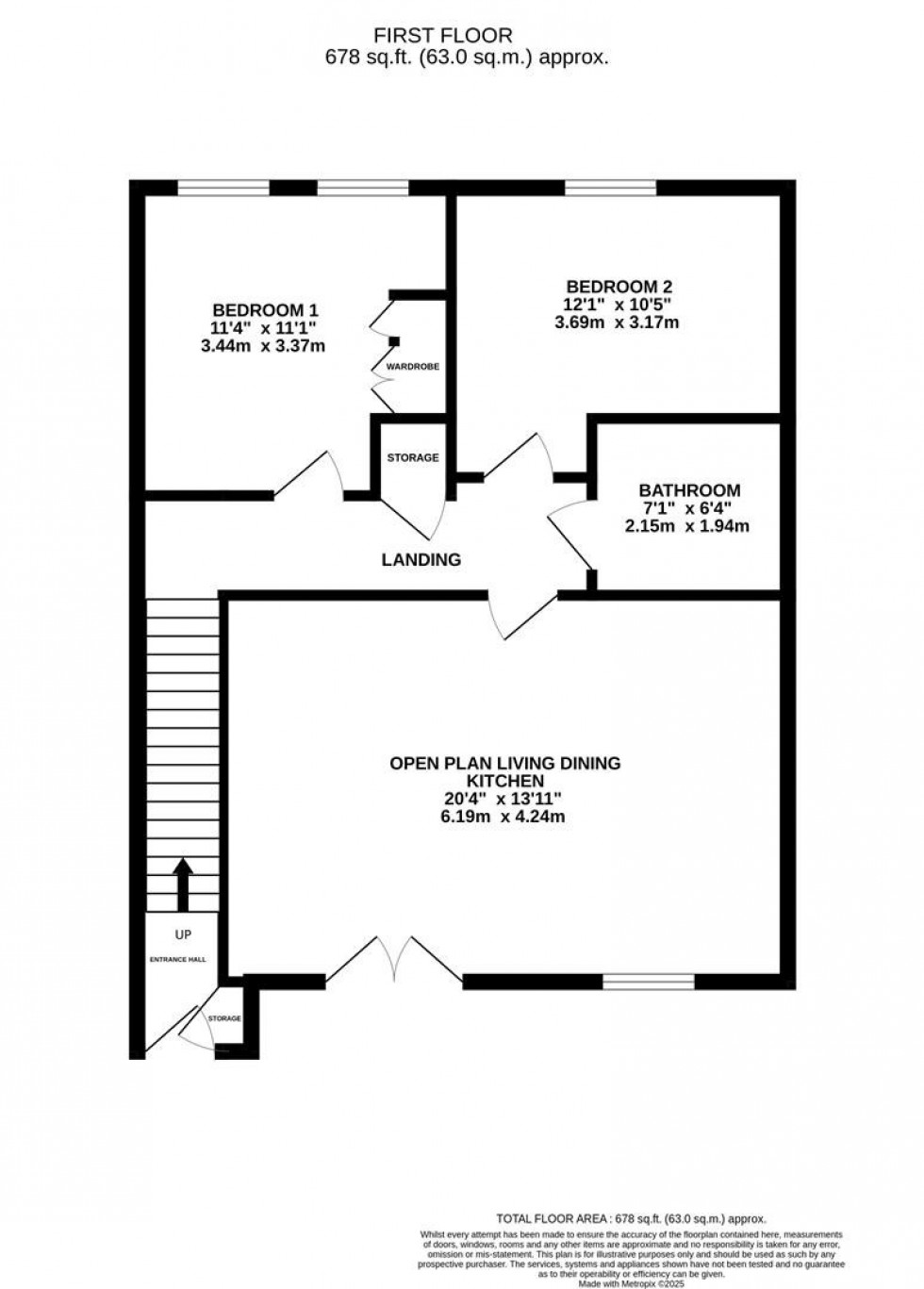 Floorplan for Summerson Way, Poynton
