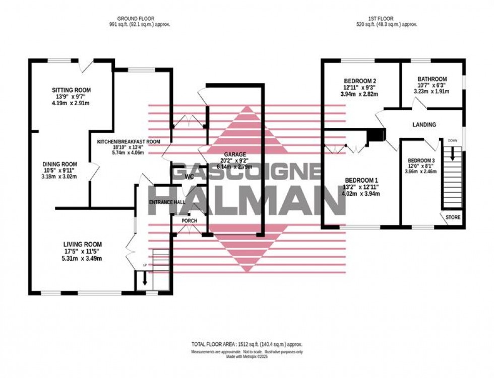 Floorplan for Ladythorn Grove, Bramhall