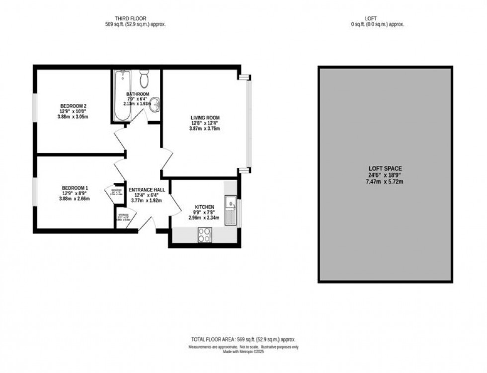 Floorplan for Whiteoak Road, Fallowfield