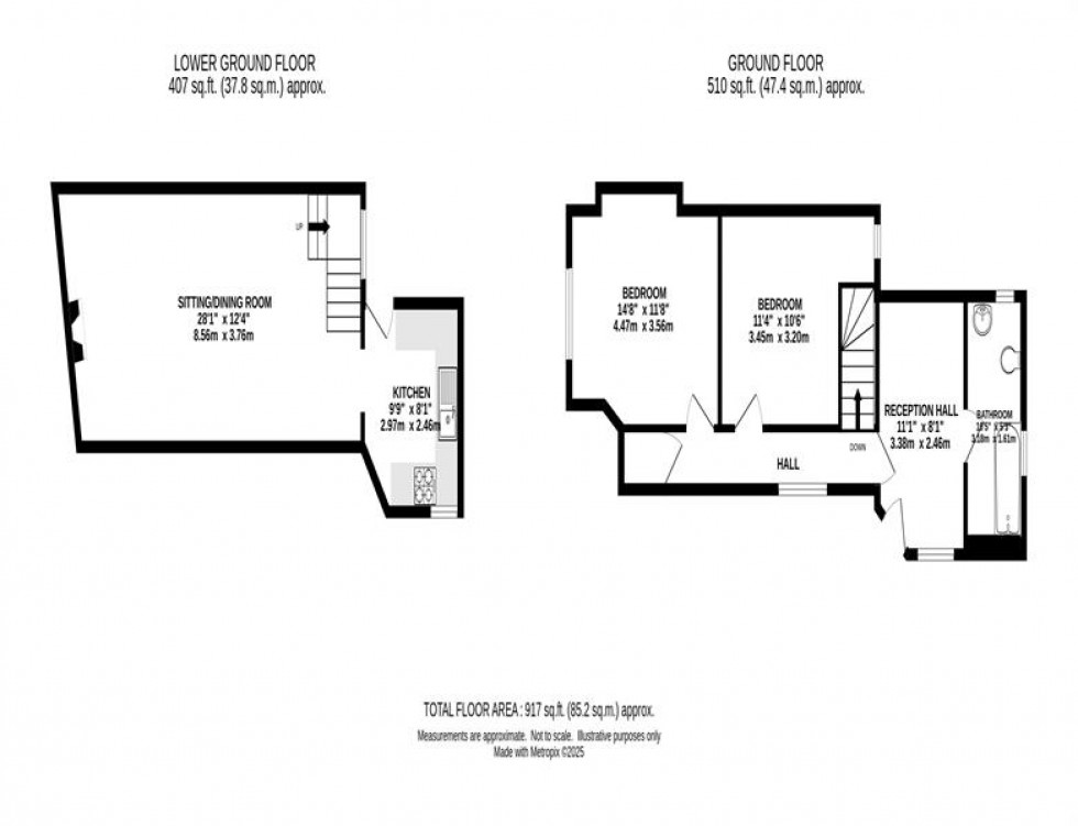 Floorplan for Station Road, Furness Vale, High Peak