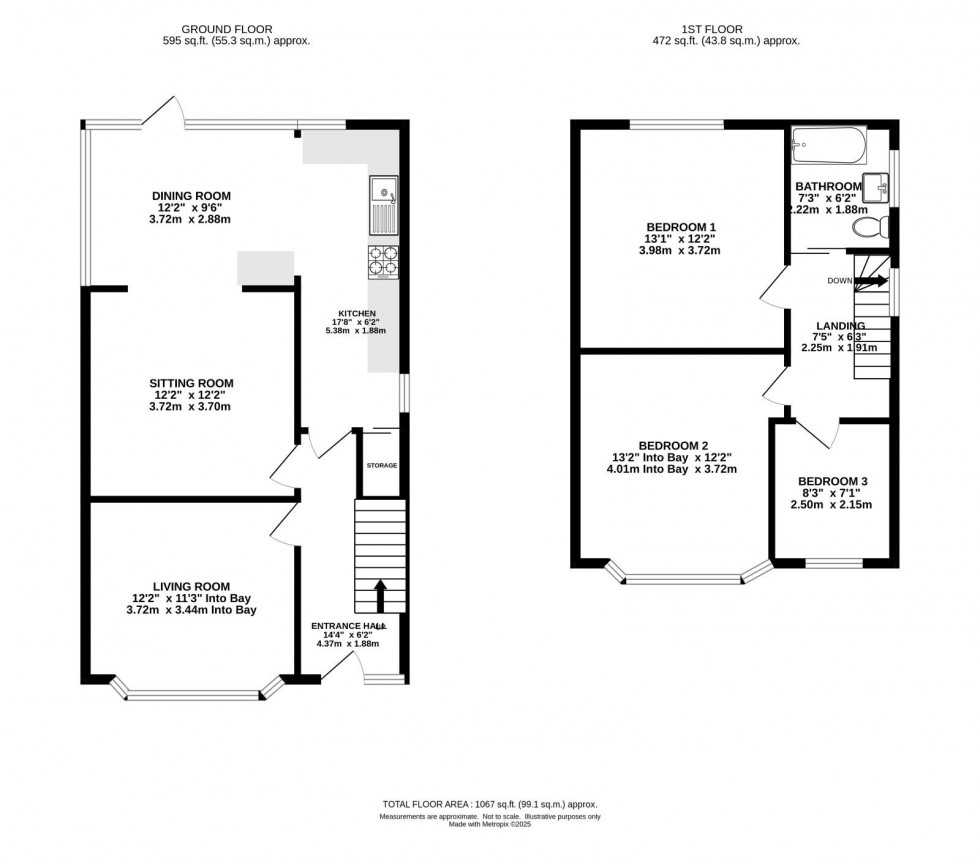 Floorplan for School Lane, Didsbury