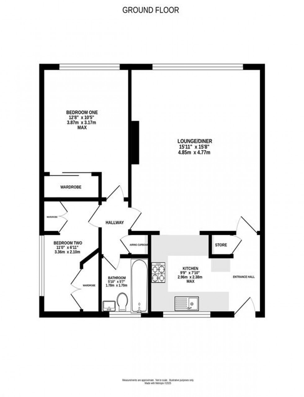 Floorplan for Norris Hill Drive, Heaton Norris