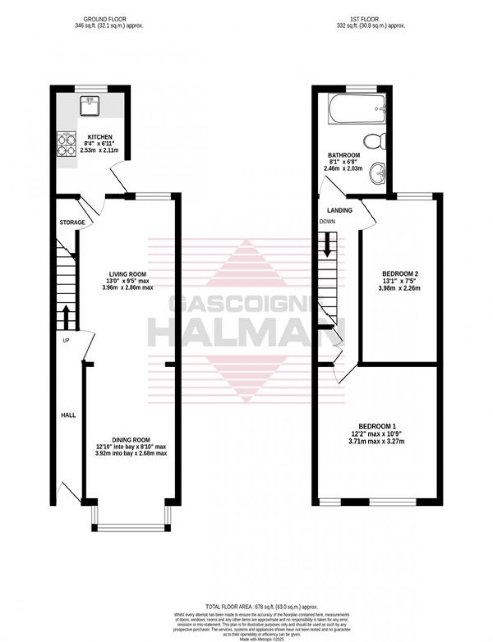 Floorplan for Cheltenham Road, Cheadle Heath