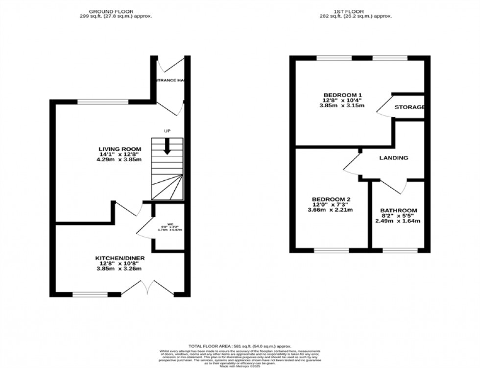 Floorplan for Woodyatt Way, Lymm