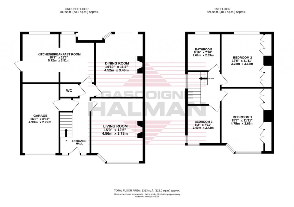 Floorplan for Earle Road, Bramhall, SK7
