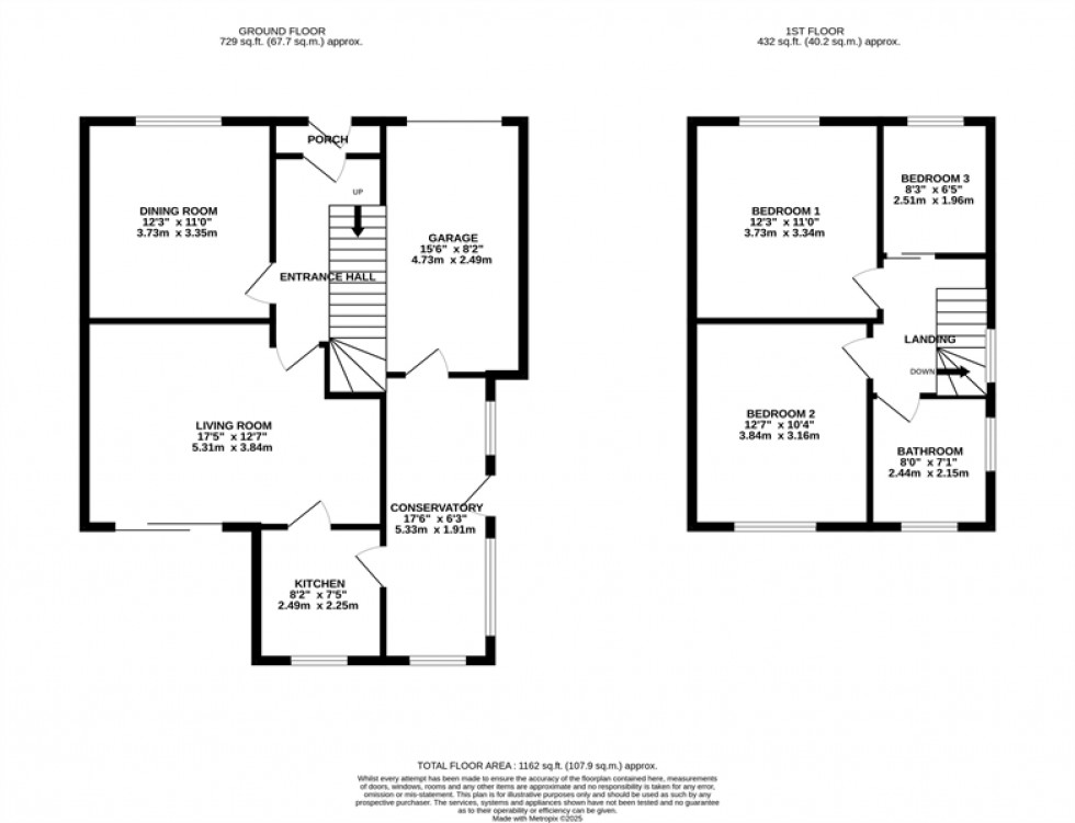 Floorplan for Highfield Road, Lymm