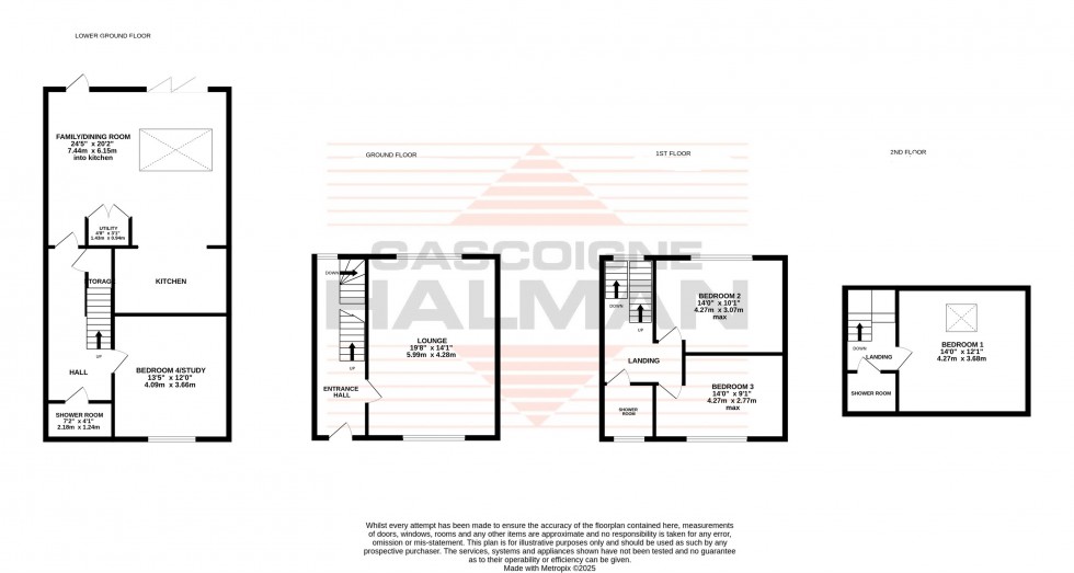 Floorplan for Dane Road, Sale