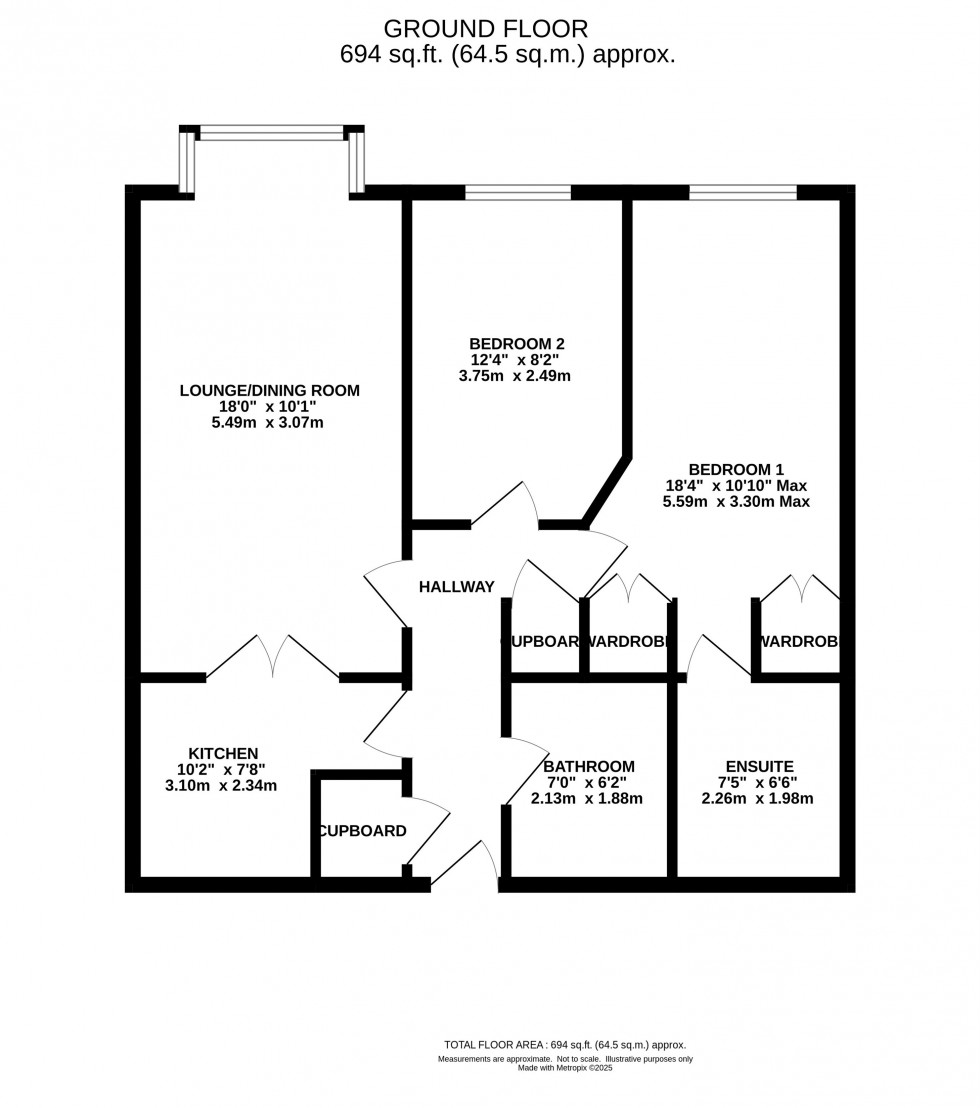 Floorplan for Waters Edge, Marple Bridge, Stockport