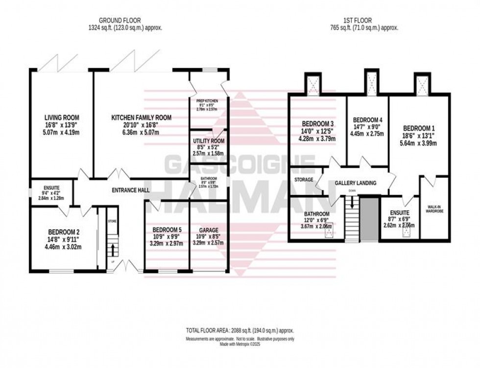 Floorplan for Victoria Way, Bramhall