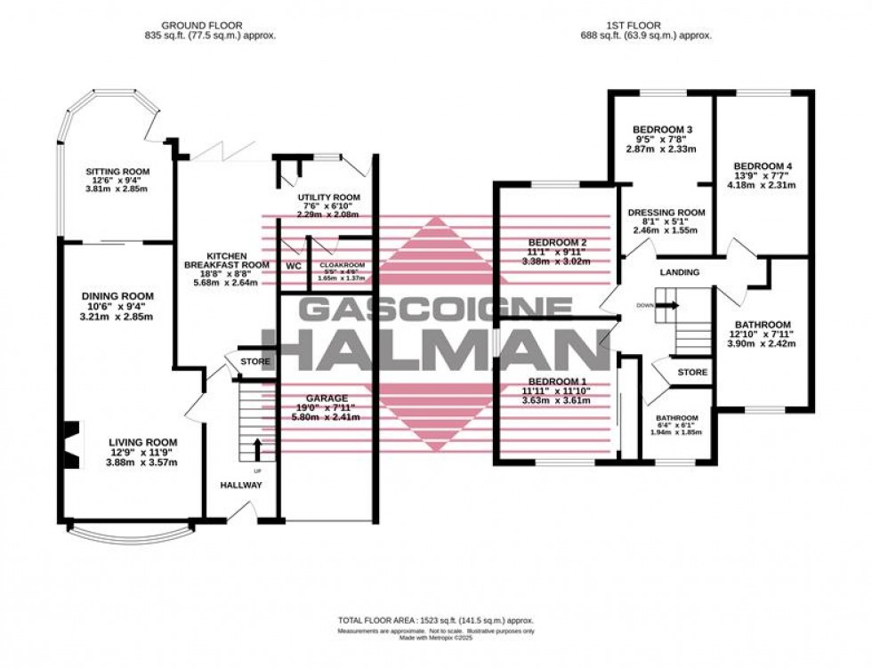 Floorplan for Woodend, Bramhall