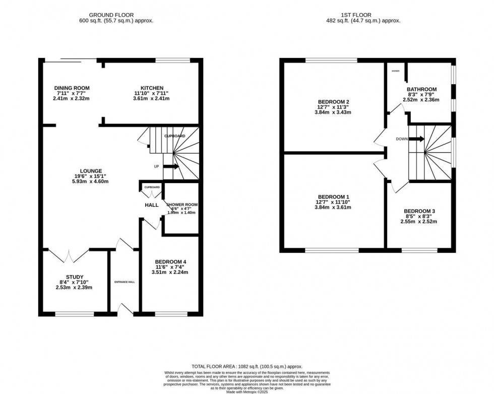Floorplan for Heron Drive, Poynton
